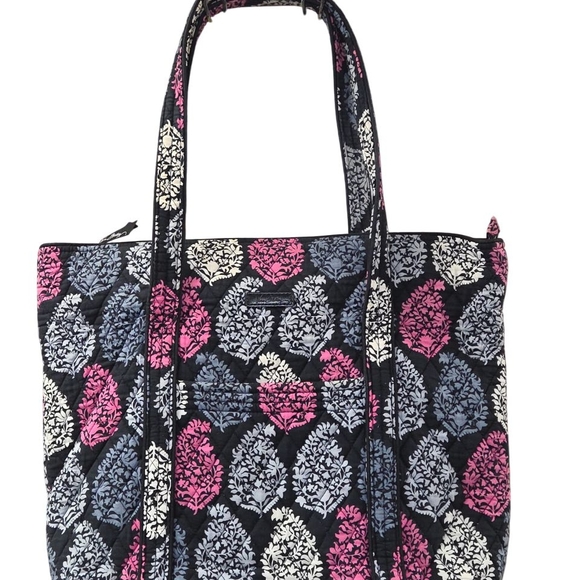 Vera Bradley Pink and Gray Tote Bag - Picture 2 of 11